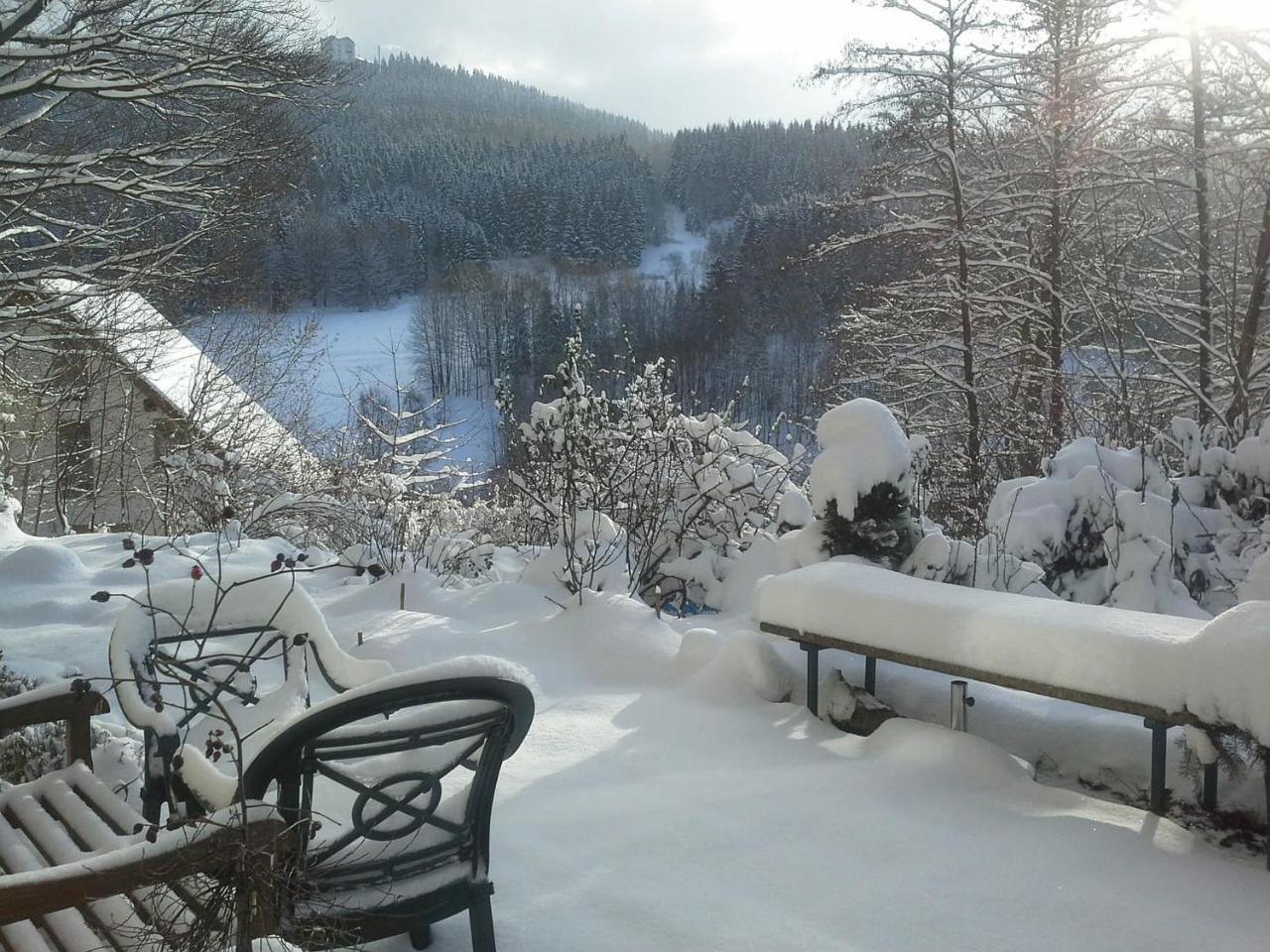 Ferienwohnung Ringbergblick Suhl Bagian luar foto